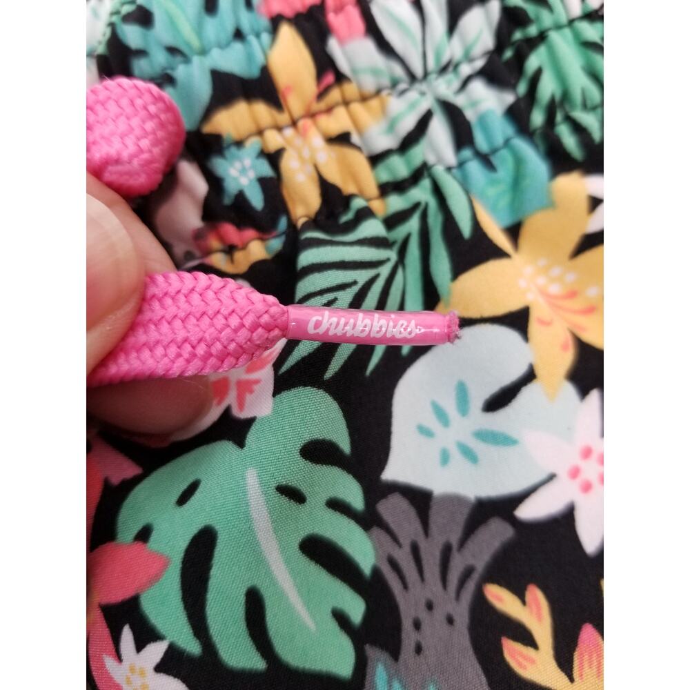 Chubbies The Bloomerangs Classic Swim Trunk Black Floral Toucan Men's Size Small - Picture 7 of 10